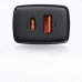 Мережевий зарядний пристрій 20W адаптер з Type-C та USB виходом IMS-C3007 Блок для швидкого заряджання телефону 5V 3A