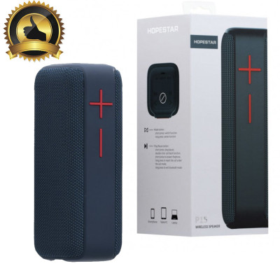 Портативна бездротова Bluetooth колонка Hopestar P15 Чорна Потужна водонепроникна USB FM акустика
