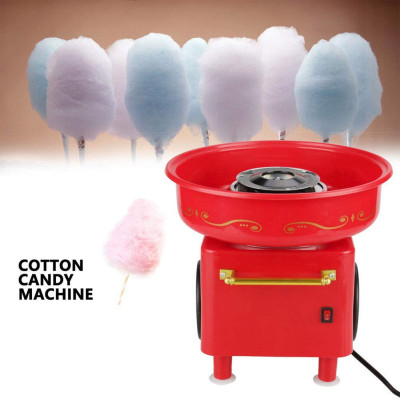 Електричний апарат для виробництва цукрової вати Cotton Candy Maker Червоний
