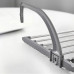 Розсувна сушарка для білизни на балкон вікно Folding Clothes Hanger Портативна подвійна сушка для одягу на батарею