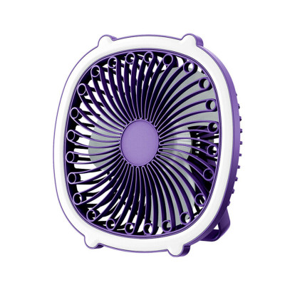 Портативний міні вентилятор з лампою Fill Light Fan акумуляторний охолоджувач від USB з підсвічуванням