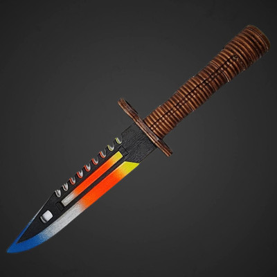 Ніж великий Мисливський дерев'яний з CS GO іграшковий з гри Counter Strike