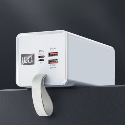 Повербанк 50000 mAh зі швидкою зарядкою універсальний зарядний пристрій Hoco J86А 22,5W USB Type-C micro USB