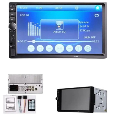 Автомагнітола 2din 7018B з пультом управління Авто магнітола з Bluetooth USB FM сенсорний дисплей 7 дюймів