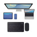 Акумуляторна клавіатура з мишкою Mouse&Keyboard Kit бездротовий комплект для ноутбука телефону планшета