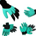 Гумові рукавички з кігтями для саду та городу Garden Genie Gloves Рукавички граблі садові