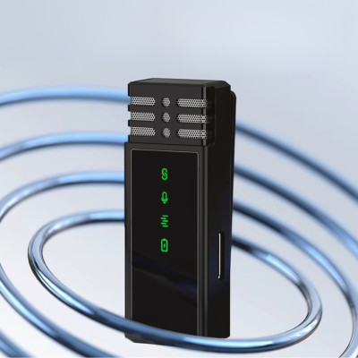 Петлічний бездротовий мікрофон 2в1 Wireless Microphone в кейсі для смартфонів з ресивером Type-C