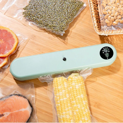Вакуумний пакувальник автоматичний побутовий Вакууматор Vacuum Sealer апарат для пакування продуктів