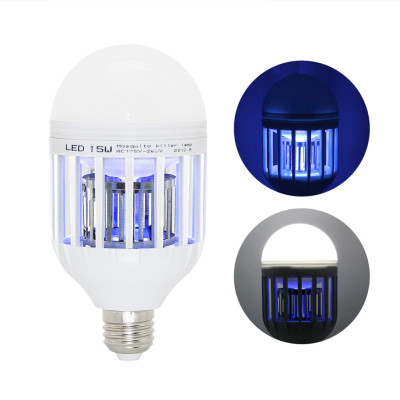 Лампа Світлодіодна від комарів Зап Лайт LED Лампочка знищувач комах 9W Антимоскітна Пастка