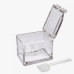 Баночки для специй 4 шт с подставкой Crystal seasoning box Набор прозрачных контейнеров для приправ