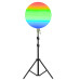 Світлодіодна кругла лампа RGB-LED Fill Light GS-450 кольорова 45см з пультом та штативом 2м для студійної зйомки