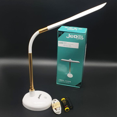 Лампа світлодіодна настільна сенсорна LED з акумулятором Jedel LD 904 регульований світильник білий