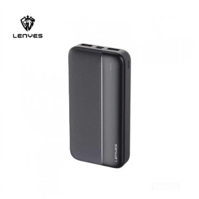 Power bank 20000 mAh LENYES зовнішній акумулятор універсальний зарядний пристрій повербанк тайп сі та юсб