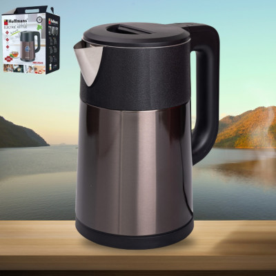 Електричний чайник 2,5 л металевий Hoffmans Electronics HM-2543 Електрочайник для дому 1800W