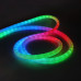 Неон гнучкий 5 м Розумна неонова LED стрічка луската з пультом у вигляді каната