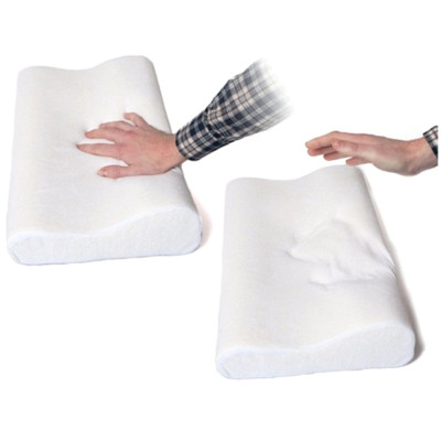 Подушка ортопедична для здорового сну Memory Foam Pillow пінка меморі пілл з ефектом пам'яті