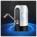 Електрична помпа дозатор для води з акумулятором Pump Dispenser Біла Насадка диспенсер на пляшку кулер