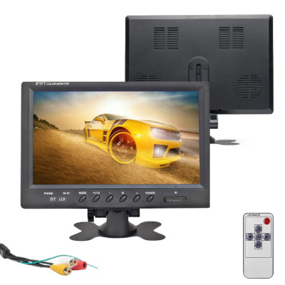 Кольоровий монітор TFT LCD для камери заднього виду з пультом автомобільний екран 9