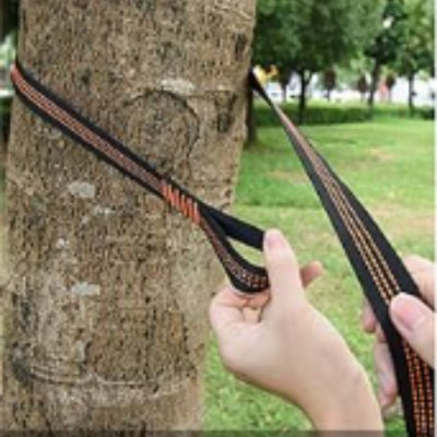 Туристичний гамак з москітною сіткою Travel Hammock 250x120 см Підвісний Для відпочинку із дугами від комах