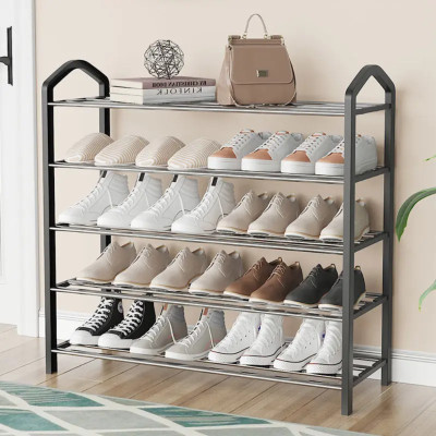 Полка стеллаж для хранения обуви в прихожую Shoe Rack 8814 Органайзер подставка на 5 ярусов 69х42х19