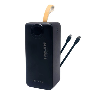 Повербанк 50000 mAh Power bank PX587D зарядний пристрій 22,5W USB Type-C Lightning для телефону роутера