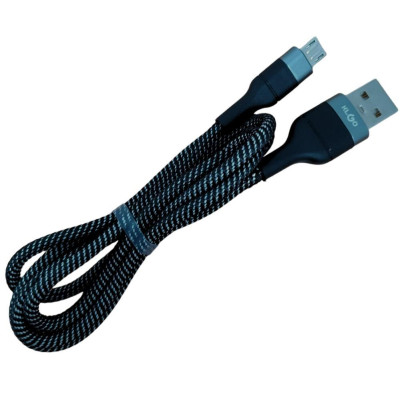 USB кабель для швидкої зарядки мікро юсб S-45 для телефону і передачі даних miсro USB Провід плетений 1м