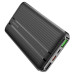 Power bank 10000 mAh BOROFONE чорний портативний зовнішній акумулятор зарядний пристрій повербанк usb Type-C