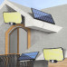 Вуличний прожектор із сонячною панеллю Solar Powered Sensor Light ліхтар із датчиком руху та пультом ДУ