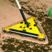 Електровіник Twister Sweeper електрощітки Ручний електричний турбовеник Твістер Свипер Жовтий трикутний