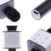 Мікрофон караоке дитячий бездротовий Q7 Чорний Black USB Bluetooth з чохлом Іграшка мікрофон з динаміком