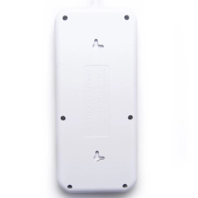 Подовжувач з вимикачем на 6 розеток 4 USB 1 Type-C Мережевий фільтр подовжувач 3м