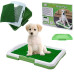 Туалет для собак триярусний Puppy Potty Pad килимок лоток для домашніх тварин з решіткой та травою 47х34х6см