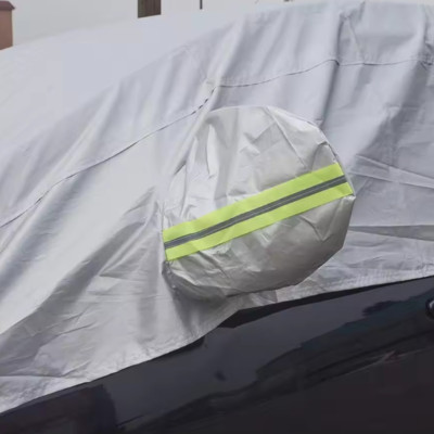 Захисний чохол для автомобіля 540х175х120см зі світловідбивними смугами Тент від сонця та дощу для авто