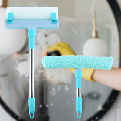 Скребок щітка для миття дзеркал та скла в комплекті 2 шт Multipurpose Squeegee Набір щіток для миття вікон