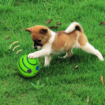 Іграшка інтерактивна для собак Хіхикаючий м'яч WOOPY BALL 14 см для тренувань спорту домашніх тварин