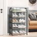 Органайзер полиця для взуття компактна Shoe Rack 8807 Стелаж для зберігання на 5 ярусів 72х42х19