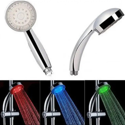 Душова лійка зі світлодіодним підсвічуванням led shower 7 Colors верхній душ для ванної кімнати світлодіодна насадка
