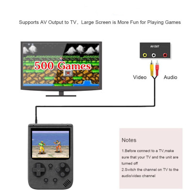 Ігрова консоль SUP Handheld Game II 500 вбудованих ретро ігор приставка дитяча денді 8 біт для ТВ