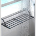 Сушарка для білизни розсувна на радіатор Folding Clothes Hanger 3270В Подвійна сушка для одягу взуття на балкон
