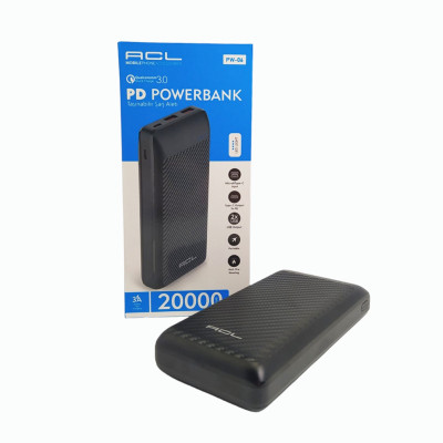 Портативний зовнішній акумулятор ACL PW 06 20000 mAh із швидкою зарядкою Type C micro USB Повербанк на 20000