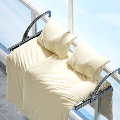 Розкладна сушарка для білизни на балкон вікно Folding Clothes Hanger 3269В Подвійне сушіння для одягу на батарею