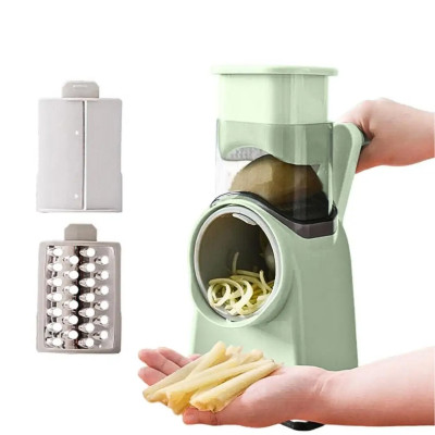 Овочерізка ручна 3в1 універсальний подрібнювач VEGETABLE CUTTER багатофункціональний подрібнювач