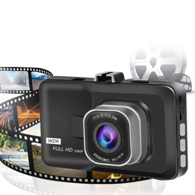 Автомобільний відеореєстратор Vehicle BlackBOX DVR FullHD з дисплеєм та нічним баченням реєстратор від прикурювача