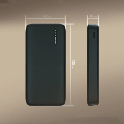 Power bank 10000 mAh LENYES зовнішній акумулятор універсальний зарядний пристрій повербанк тайп сі та юсб