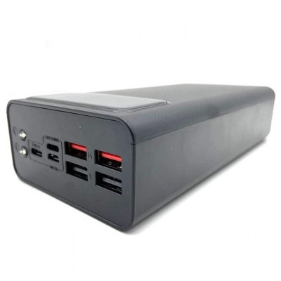 Power bank 40000 mAh Повербанк зарядка для телефону LENYES швидкий зарядний пристрій USB Type-C Lightning