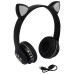 Навушники бездротові з вушками Cat Ear VZV 23M дитячі навушники котячі вушка з мікрофоном