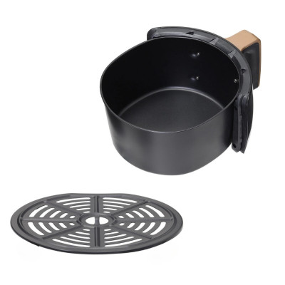 Аерофритюрниця безмасляна сенсорна Hoffmans HM-6018 мультипіч 2400W на 6л з таймером та знімною чашею