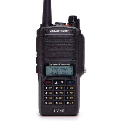 Двухдиапазонная аккумуляторная радиостанция Baofeng UV-9R plus портативная водонепроницаемая рация IP57