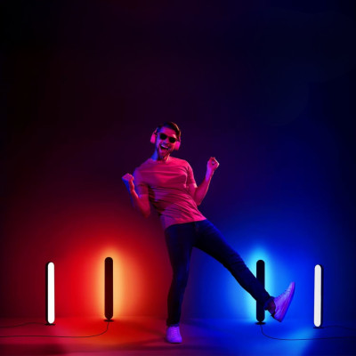 Світлодіодні панелі RGB Настільні світильники з APP SMART та пультом LT-22 Фонове LED світло комплект 2 шт