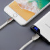 USB кабель для зарядки гаджетов и передачи данных Lightning 1м провод с функцией быстрой зарядки 2.4A